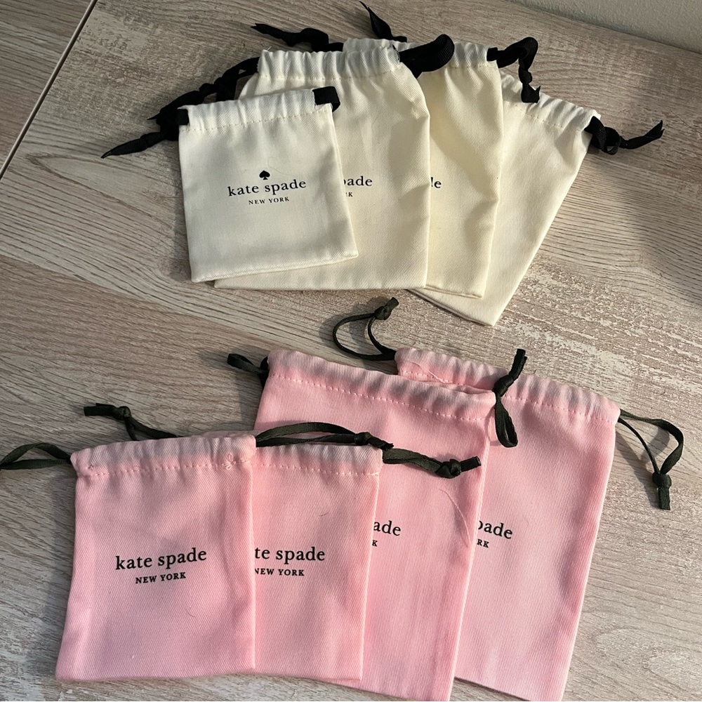 Kate Spade jewelry dust bags